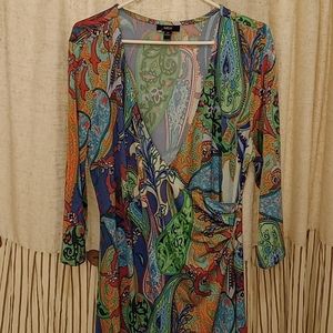 Colorful Paisley Dress